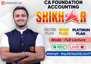 CA Foundation New Syllabus Accounting Full Lectures