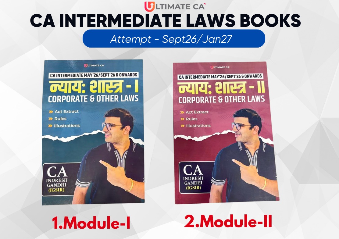 CA Intermediate New Syllabus CORPORATE & OTHER LAWS Books by CA Indresh Gandhi