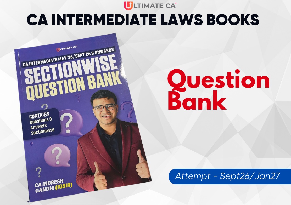 CA Intermediate New Syllabus Corporate & Other Laws QUESTION BANK Book by CA Indresh Gandhi