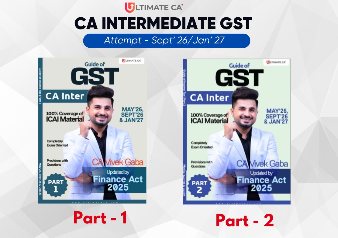 CA Inter New Syllabus DIRECT TAX Books by CA Vivek Gaba