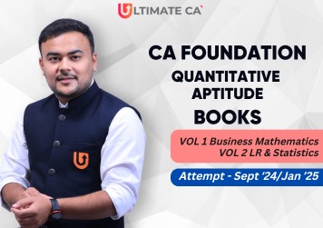 Combo 2 Books | Quantitative Aptitude | VOL 1 Business Mathematics | VOL 2 LR & Statistics | CA Foundation New Syllabus | CA Pranav Popat