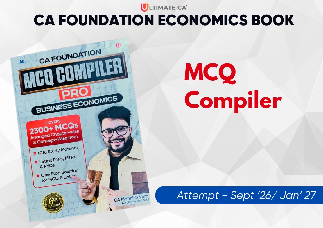 MCQ Compiler | Business Economics | CA Foundation New Syllabus | MVSIR