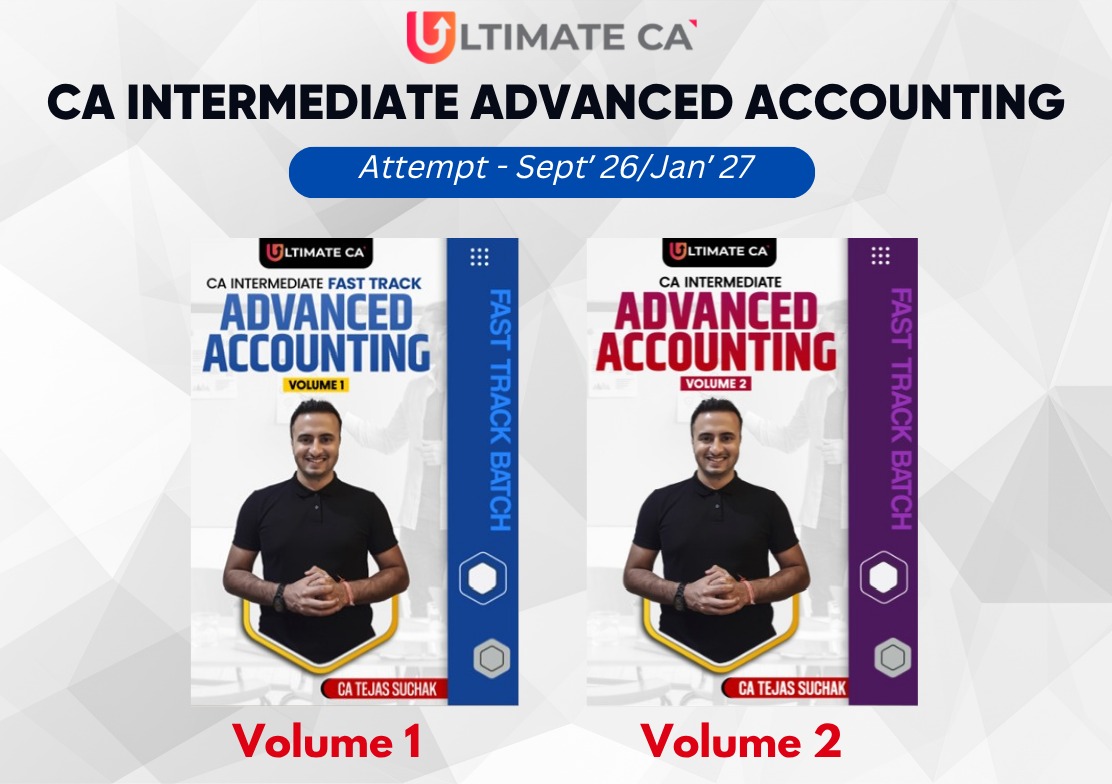 2 Books Combo | Accounting Standards Module 1| Accounting Standards Module 2| CA Intermediate| Advanced Accounting | CA Tejas Suchak