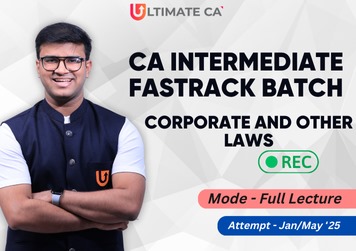 CA Intermediate New Syllabus FAST-TRACK Corporate and Other Law by Indresh Gandhi 