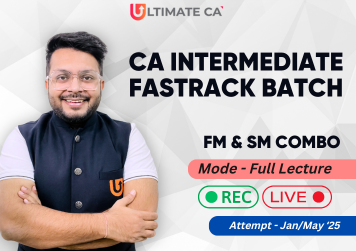 FM & SM Combo | CA Inter Fastrack | CA Mohnish Vora