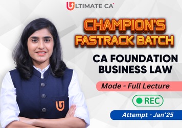 CA Foundation Law By CA Deepika Rathi Fastrack Batch