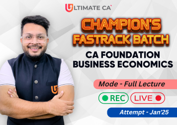 CA Foundation Economics By CA Mohnish Vora Fastrack Batch