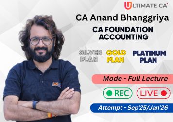 CA Foundation New Syllabus Accounting Full Lectures by CA Anandh Bhangariya