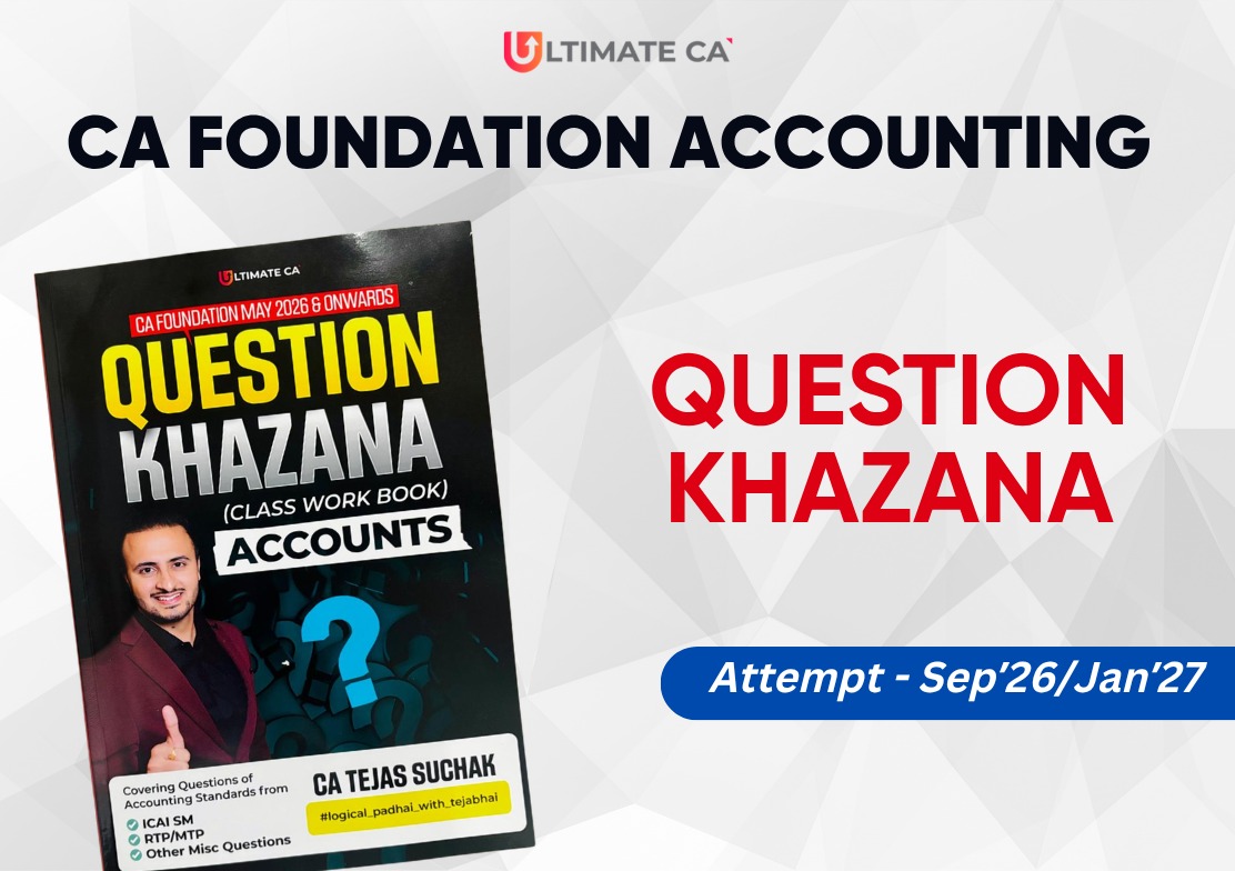 CA Foundation Accounting-Question Bank of India CompilerBook