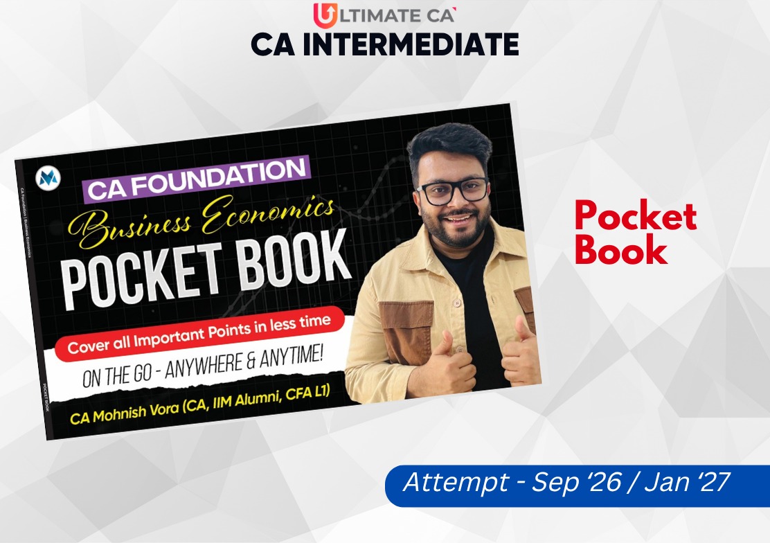 Pocket Book | Business Economics | CA Foundation New Syllabus | MVSIR