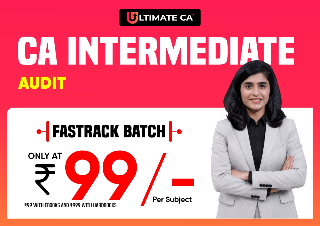 CA Inter Audit Fastrack Batch Sept 26 By CA Deepika Rathi