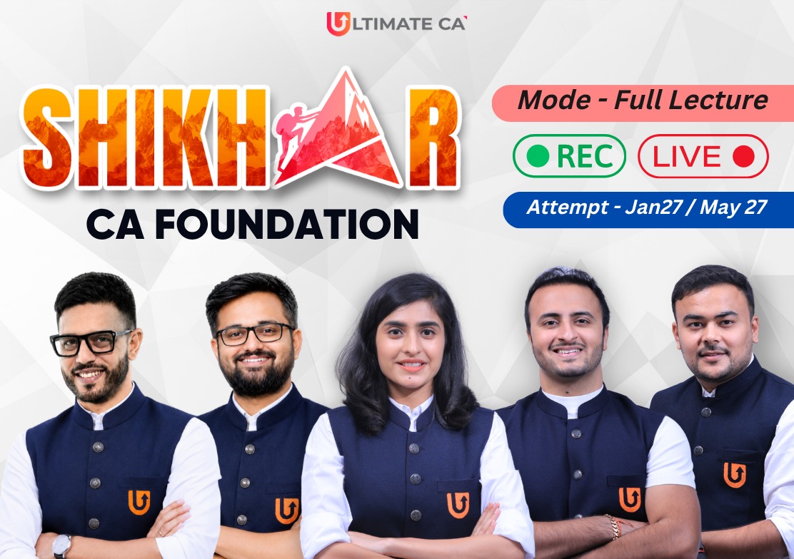 CA Foundation New Syllabus All Subjects Full Lectures (Eco by CA Swapnil & CA Adarsh & Law by CA Deepika Rathi)