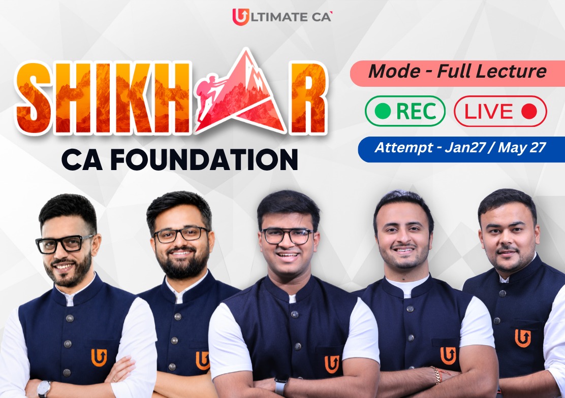 CA Foundation New Syllabus All Subjects Full Lectures (Eco by CA Swapnil & CA Adarsh & Law by CA Indresh Gandhi)